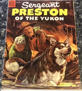 Sergeant Preston of the Yukon #16 Yukon King, Dell Golden Age 1955, sehr schön - Bild 1 von 7