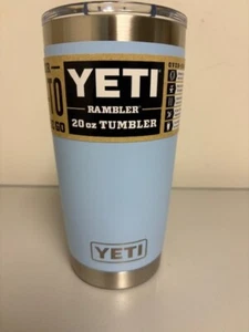 Big Sky Blue YETI® 20 once RAMBLER® - autentico - coperchio Mag - Foto 1 di 3