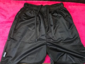 NEW MODE Black Basketball Mesh Shorts Pants W/Pockets & Drawstrings -Size L - Picture 1 of 5