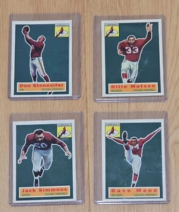 1956 Topps Reprints Ollie Matson/Dave Mann/Don Stonesifer Cardinals  set of 4 - Picture 1 of 2