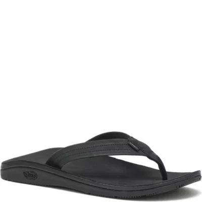 Chanclas Chaco Classic JCH107831 para hombre 10 sandalias sin cordones de cuero negro ZPO2861 Foto 1 de 4
