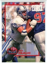 1993 Pro Set Power Moves #PM38 Bill Fralic (Lions)
