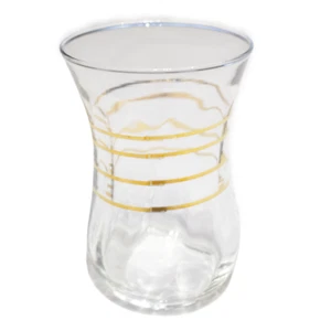 Vasos de té vidrio a rayas 135 ml 6 piezas Lav Klassik Optikli - Imagen 1 de 1