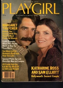 PLAYGIRL 10-79 OKTOBER 1979 HAIRY LEGEND PETER SPEACH SAM ELLIOTT THATCHER PAC 1 - Bild 1 von 2