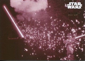 Star Wars ESB Black & White Red [10] Base Card #63 Facing the Dark Side