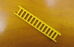 LEGO 1 x 4207 scala 14 x 2 1/2 con 13 pioli giallo - Foto 1 di 2