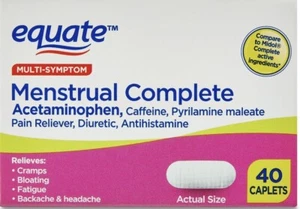 Equate Menstrual Complete Max Strength **Compare To Midol Complete - Picture 1 of 8