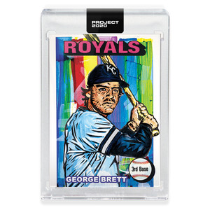 2020 Topps Project 2020 Baseball #313 George Brett Kansas City Royals Artist Bla
