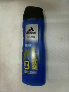 ADIDAS LIME EXTRACT SPORT ENERGY 3 BODY WASH,SHAMPOO,FACE WASH 16 OZ - Picture 1 of 1