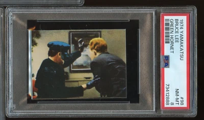 1974 Yamakatsu #98 Bruce Lee "Green Hornet" PSA 8 - Image 1 of 2
