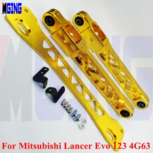 Rear Lower Control Arm Subframe Brace For Mitsubishi Lancer EVO 1 2 3 4G63 GpKL - Bild 1 von 4