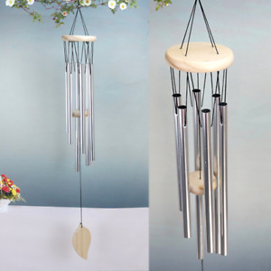 Creative Metal 6 Tubes Wind Chime Rural Home Balcony Door Frame Pendant Gift 1PC