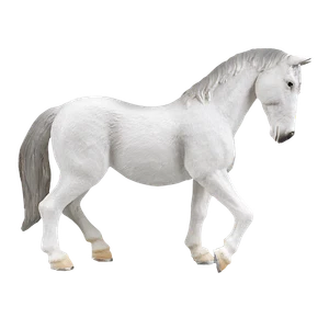 Mojo LIPIZZANER HORSE toys model figure kids girls plastic animal farm figurine - Picture 1 of 6