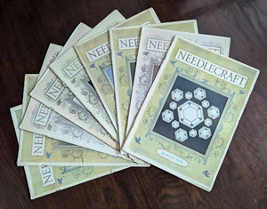 Vintage 1918 Lot of 9 NEEDLECRAFT magazine CROCHET KNIT Cream of Wheat Ads + - Picture 1 of 12