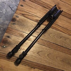 Pre-owned spring loaded folding bipod expandable legs