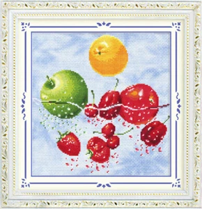 Monalisa 11CT cross stitch kits "Fruit "-42cm*42cm - Picture 1 of 1