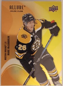 2022-23 Allure Marc Mclaughlin Orange-Yellow Card SF-18 Boston Bruins