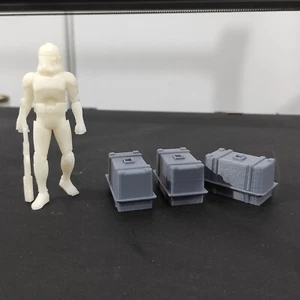 3 x parte di riproduzione set di gioco Kenner Dagobah per figura da 3,75 pollici - Foto 1 di 5