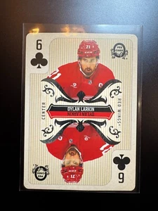 2024-25 O-Pee-Chee Playing Cards #6CLUBS Dylan Larkin - Picture 1 of 1