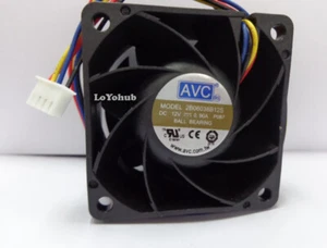 AVC 6CM 6038 2B06038B12S P087 12V 0.90A Controlled Speed 4-pin Cooling Fan - Picture 1 of 6