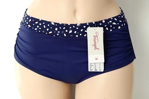 Triumph Bikini Slip Exotic Elegance 40 Blu Nuovo con etichetta - Foto 1 di 2
