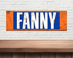 Scottish Themed, (FANNY) vintage Metal sign, ideal for mancave home bar,signs - Picture 1 of 2