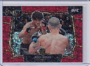 2023 Panini Select UFC - Raul Rosas Jr - RC Rookie - Red Disco Octagonside #/99