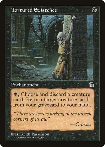 Tortured Existence x1 Stronghold MTG Magic the Gathering Black Enchantment Card - Image 1 of 1