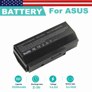 Laptop Battery For ASUS G73 G73S G73J G73JW G73JH G73SW A42-G73 8 Cells 5200mAh - Picture 1 of 12