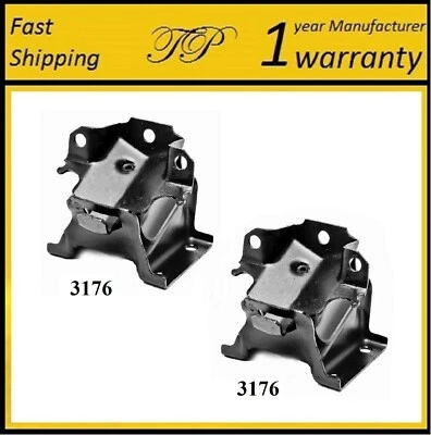 2 PCS FRONT LEFT & RIGHT MOTOR MOUNT FOR 2007 GMC SIERRA 3500 CLASSIC 8.1L - Image 1 of 3