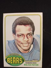 1976 Topps Football Walter Payton Rookie Card #148 Chicago Bears RC Nice Grade