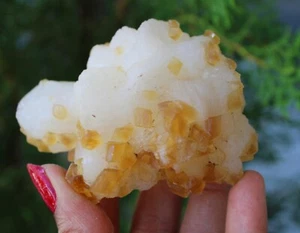 Calcite Crystals On Stilbite Minerals Specimen #M55 - Picture 1 of 5
