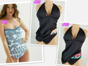 Tommy Bahama & La Blanca Women's Swimwear One-Piece Swimsuit, 2 PC Size 8, L, 12 - Picture 1 of 8