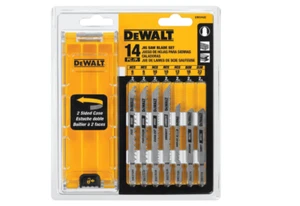 Jigsaw Blades Set Case DeWALT Bosch T-Shank Durable Jig Saw Wood Metal Cutting - Picture 1 of 8