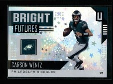 CARSON WENTZ 2018 PANINI UNPARALLELED BRIGHT FUTURES #BF-CW ASTRAL #/200 AH5778