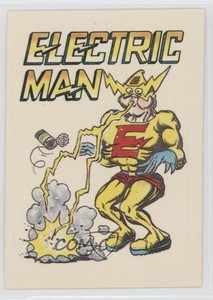 1983 General Mills Zero Heroes Electric Man #65 0a3