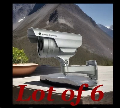 6 x American Dynamics безопасности цветные камеры с 600TVL 9-22 мм PAL VandalProof новый! - Изображение 1 из 4