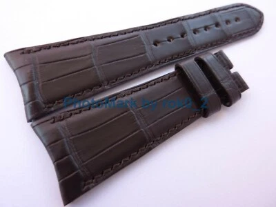 Vacheron Constantin 23mm x 18mm BANDA DE JACARÉ MARROM FOSCO NOVA EM FOLHA!!! - Imagem 1 de 4