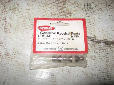 RC Kyosho Spares / 6.8 Hard Pivot Balls Steel Silver (3) IFW134 - Image 1 of 2