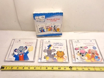 Disney Baby Einstein Discover with Music: Boxed 3 CD Set (2006) 56 songs Foto 1 de 4