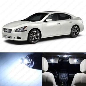 15 x Paquete de Luz Interior LED Blanca para 2009 - 2015 Nissan Maxima + Herramienta de Palanca - Imagen 1 de 7