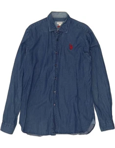 U.S. POLO ASSN. Mens Slim Fit Shirt XL Navy Blue GY14 - Picture 1 of 3