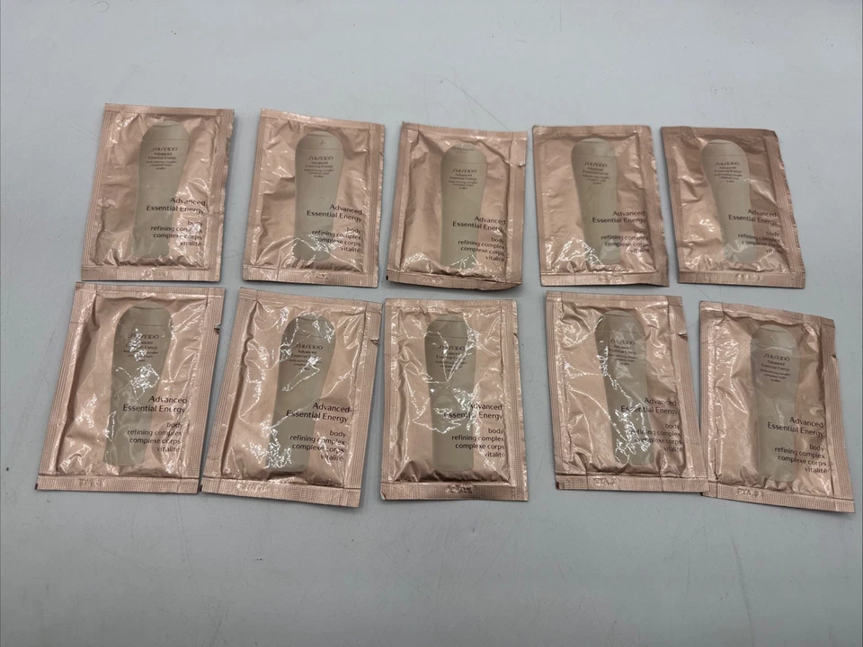 Set Of 10 Shiseido Advanced Essential Energy Body Refining 10ml Discontinued - Image 1 of 4