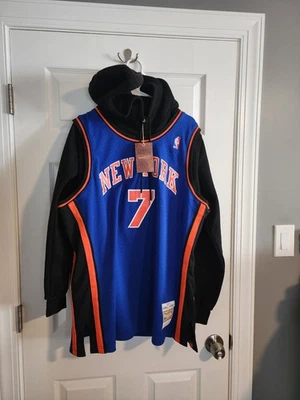Mitchell & Ness Carmelo Anthony 10/11 New York Knicks Hoodie Jersey Sz Large  - Image 1 of 4