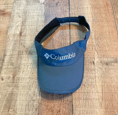 Columbia Azul Marino Visera Deportiva Unisex Mujer’s Hombre’s Cierre Ajustable Usado en Excelente Condición Foto 1 de 4