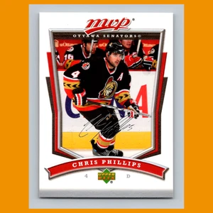 Tarjeta de hockey Chris Phillips #261 2007-08 Upper Deck MVP Ottawa Senators NHL - Imagen 1 de 3
