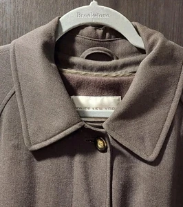 Abrigo Jones New York Trench Mujer 10R Marrón Lana Lycra Forro Extraíble 1999 - Imagen 1 de 23