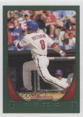 2011 Bowman Green /450 Shane Victorino #14 - Image 1 of 2
