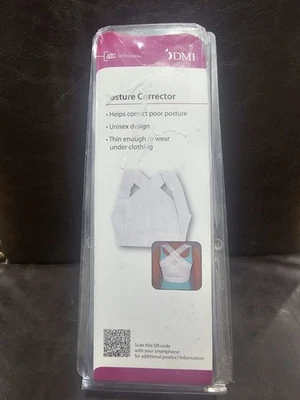 Corrector de Postura DMI, Unisex, Blanco, Bandas de Espuma Entrecruzadas, XL 46"-48" Foto 1 de 3