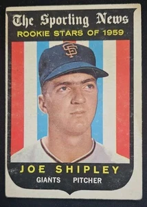 1959 Topps #141 Joe Shipley San Francisco Giants - RC - Picture 1 of 2